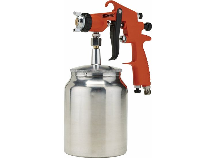 Draper 28354 Suction Air Paint Spray Gun, 1L, 1.8mm