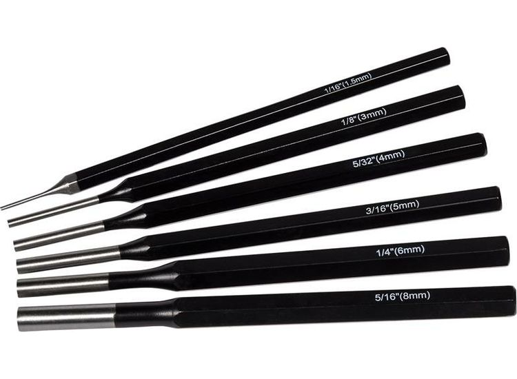 Roughneck Parallel Pin Punch Set 6 Piece