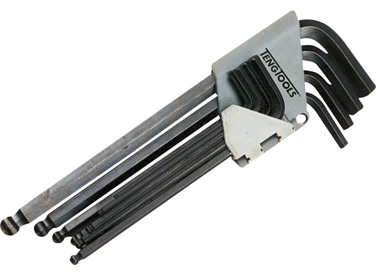 Teng Ball Point Hexagon Key Set, 9 Piece