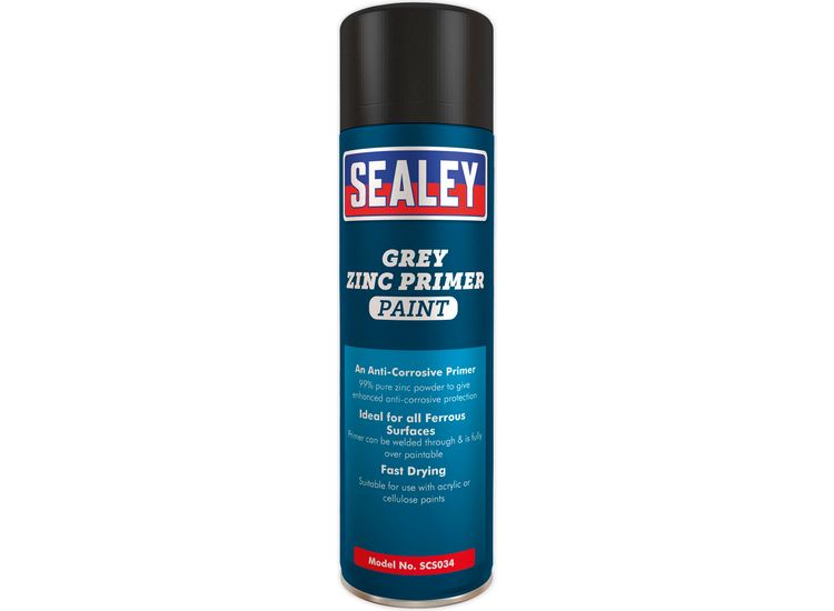 Sealey SCS034S Grey Zinc Primer Paint 500ml