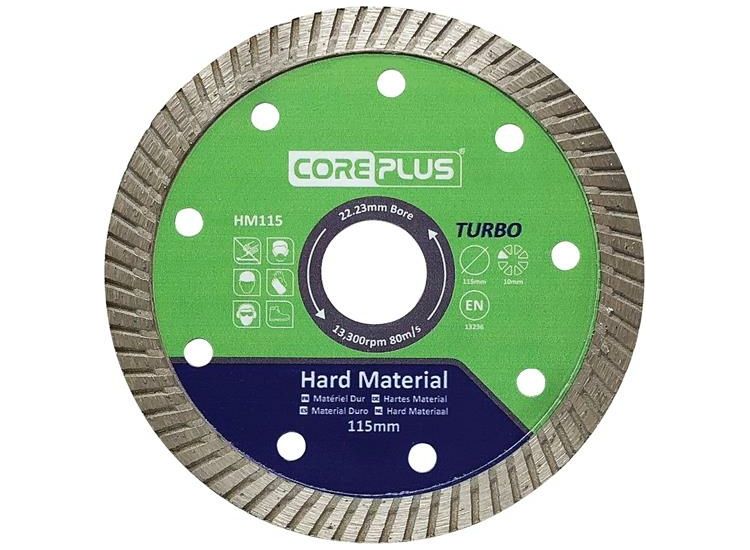 CorePlus Hard Material Turbo Diamond Blade