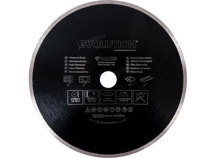 Evolution Diamond Blade, Continuous Rim