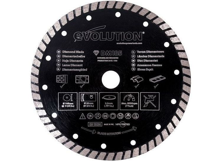 Evolution Diamond Blade, Segmented Rim