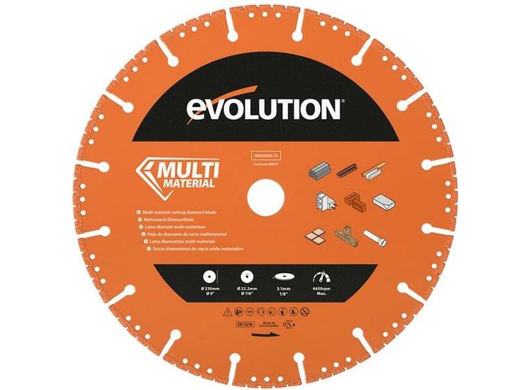 Evolution Multi-Material Diamond Demolition Disc Cutter Blade