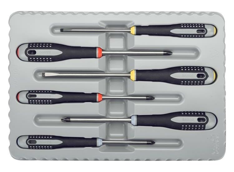 Bahco BE-9884 ERGO™ Screwdriver Set, 6 Piece