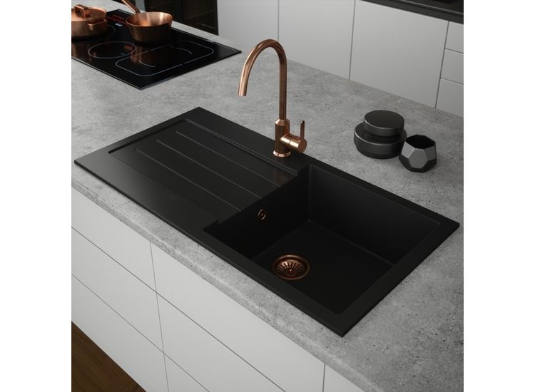 Ellsi Comite 1 Bowl Sink &amp; Waste