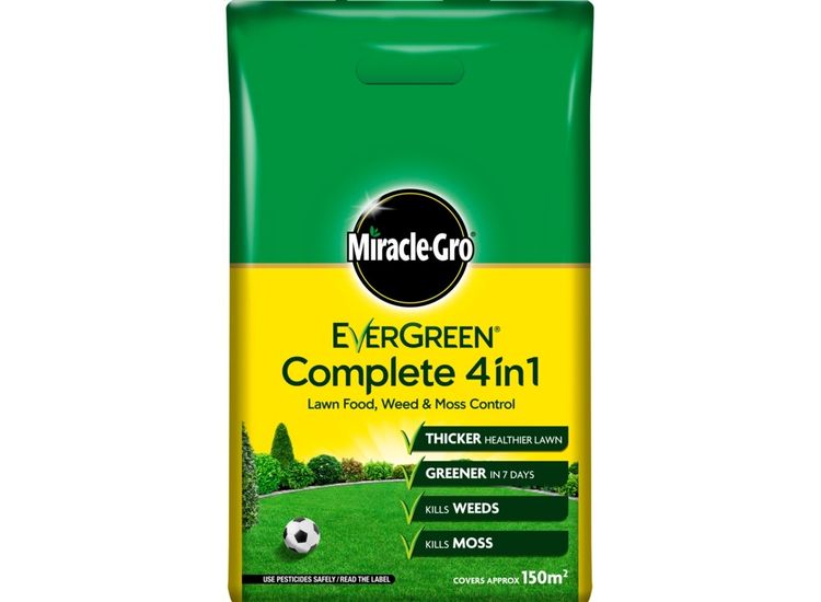 Miracle-Gro® 119738 Evergreen Complete 4-in-1 Lawn Food, Weed &amp; Moss Control