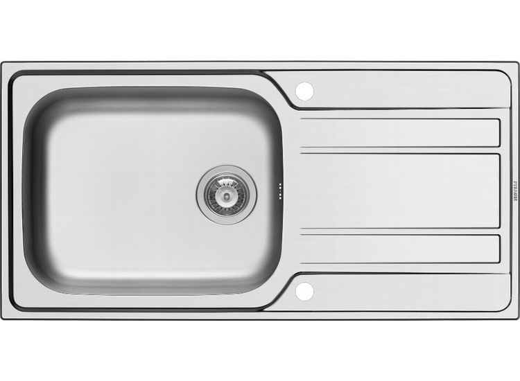 Pyramis 107156901 Athena Stainless Steel Deep Bowl Inset Sink