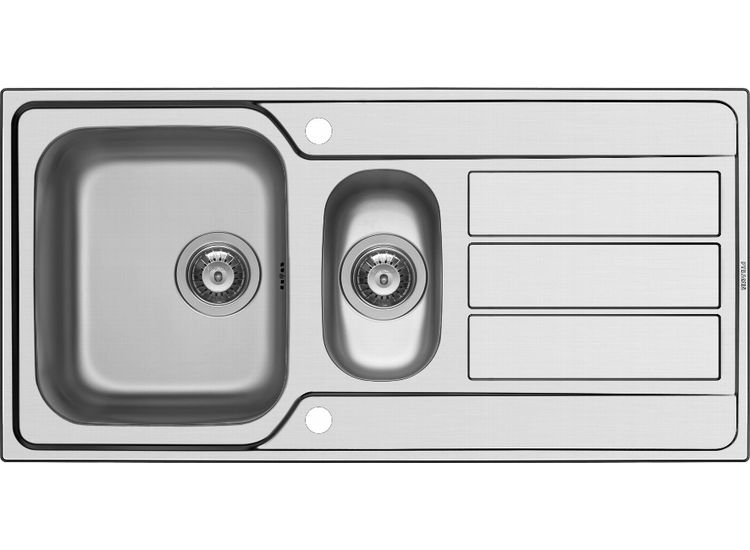 Pyramis 107164001 Athena Stainless Steel 1.5 Bowl Inset Sink