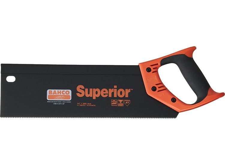 Bahco 3180-14-XT11-HP Superior Tenon Saw 350mm (14in) 11 TPI