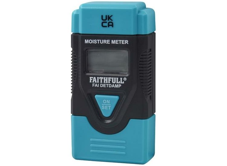 Faithfull Damp &amp; Moisture Meter LCD Display