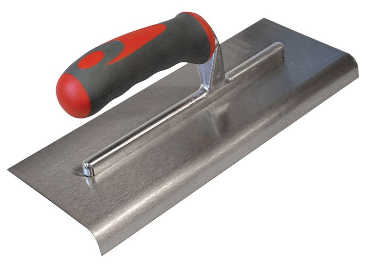 Faithfull Edging Trowel Soft Grip Handle 11 x 4.3/4in