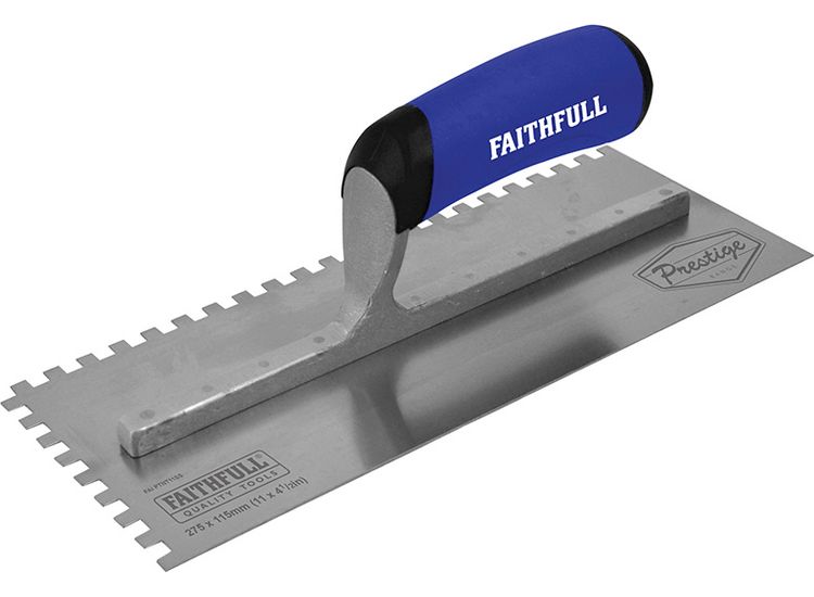 Faithfull Prestige Notched Trowel