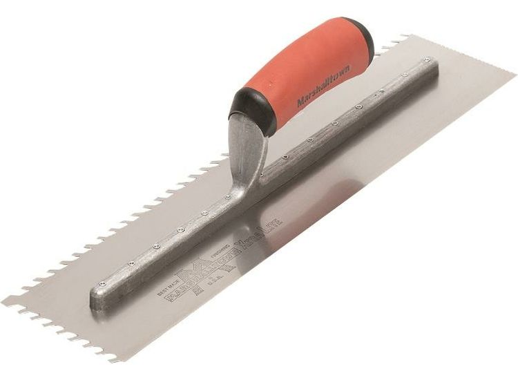Marshalltown LayFlat Notch Trowel