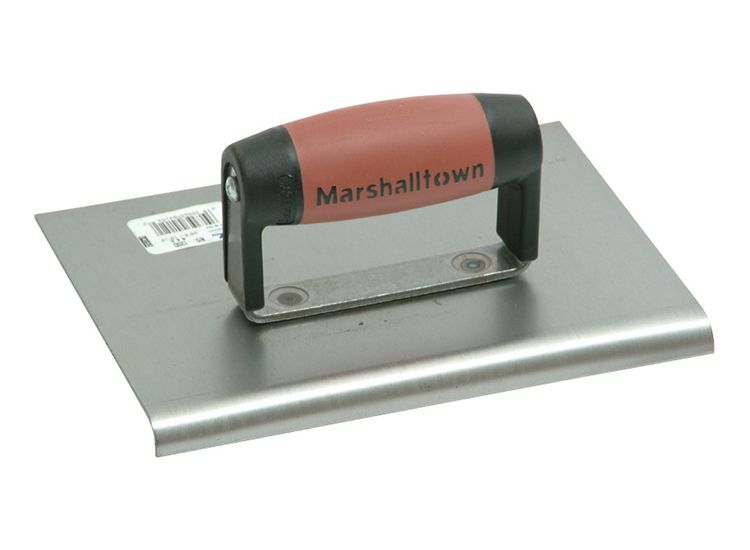 Marshalltown M120D Cement Edger Straight End Durasoft Handle 8 x 6in