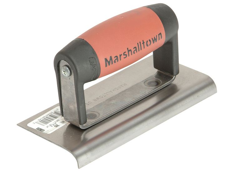 Marshalltown M36D Cement Edger Straight End DuraSoft® Handle 6 x 3in