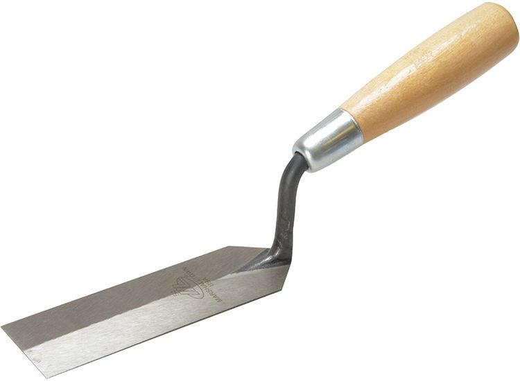 Marshalltown Margin Trowel, Wooden Handle