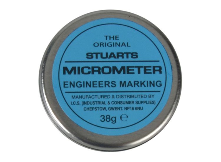 Miscellaneous Tin of Micrometer Marking Blue