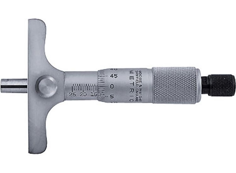 Moore &amp; Wright 890M Fixed Type Depth Micrometer 0-25mm/0.01mm