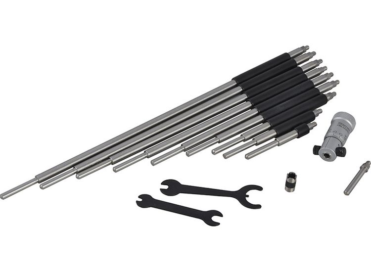 Starrett 124MBZ Inside Micrometer 50-300mm (10 Rod Set)