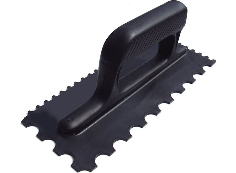 Vitrex Plastic Tile Trowel with U &amp; V Notches 6/20mm