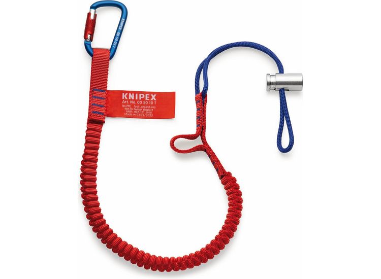Draper 13163 KNIPEX 00 50 12 T BK Lanyard with fixated carabiner