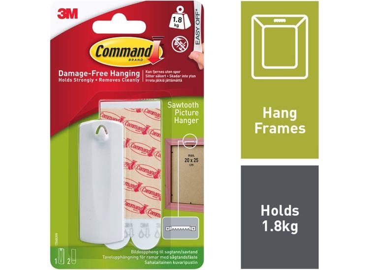 Command™ 7100109314 Sawtooth Picture Hanger