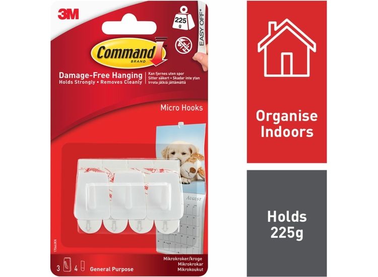 Command™ 7100117609 Micro Hooks