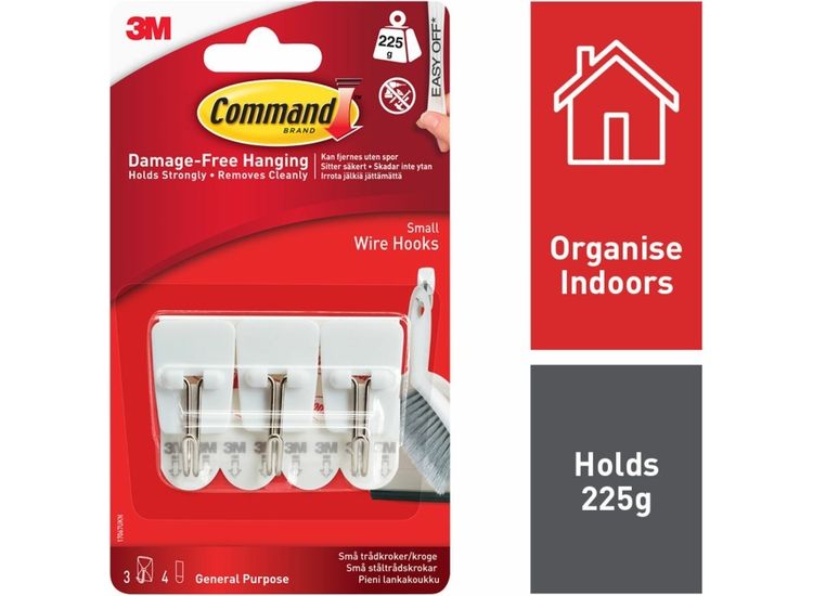 Command™ 7100117747 Small Wire Hooks