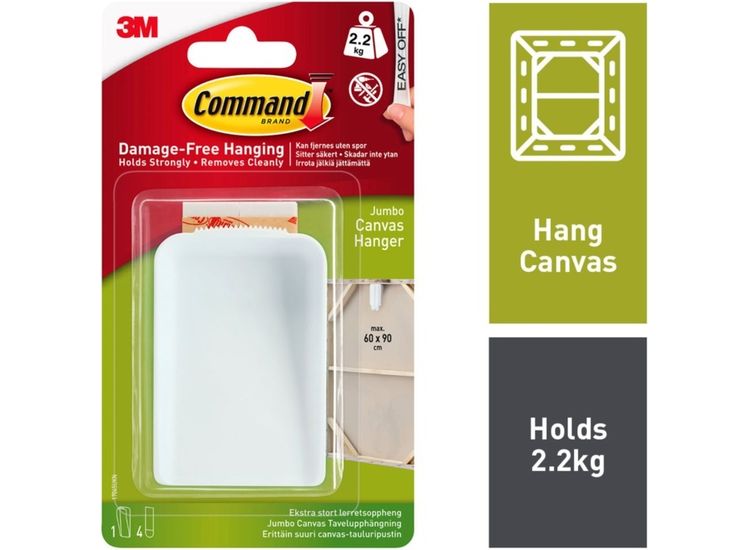 Command™ 7100117867 Jumbo Canvas Hanger