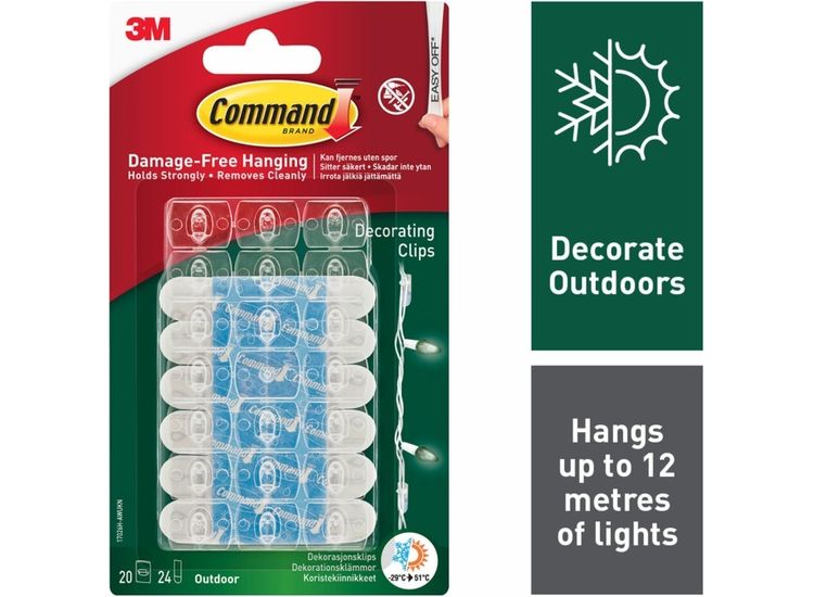 Command™ 7100119115 Outdoor Decorating Clips