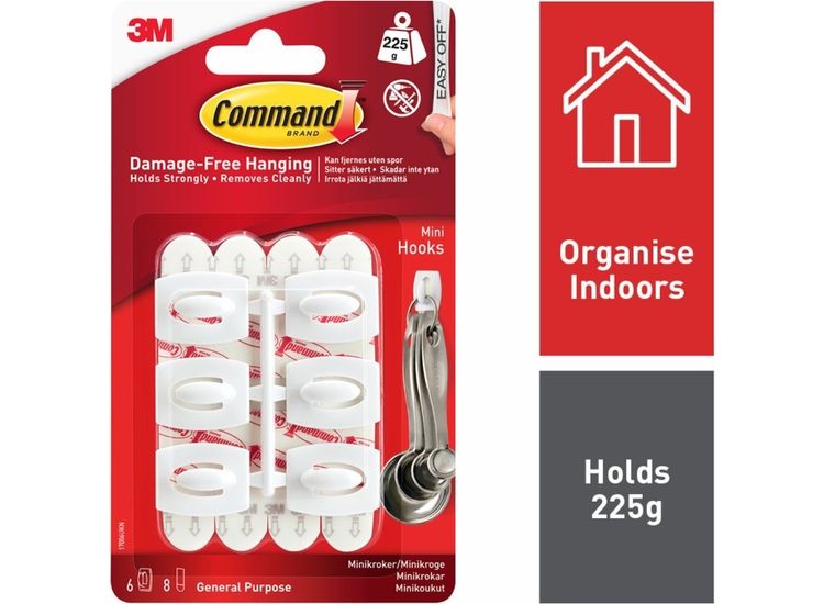 Command™ 7100134387 Mini Hooks