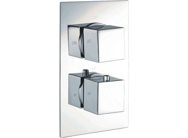Giavani GIA-SV-DC-BL Dual Square Shower Valve