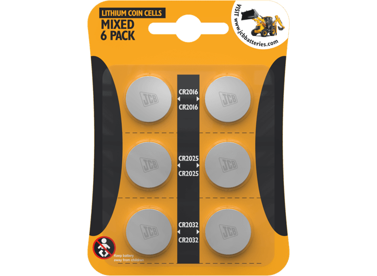 JCB S4901 Lithium 6pk Coin Cell