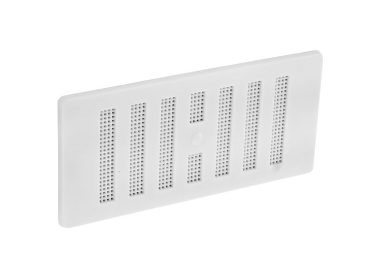 Securit S3263 Plastic Hit Miss Vent Whte Fixed Fly