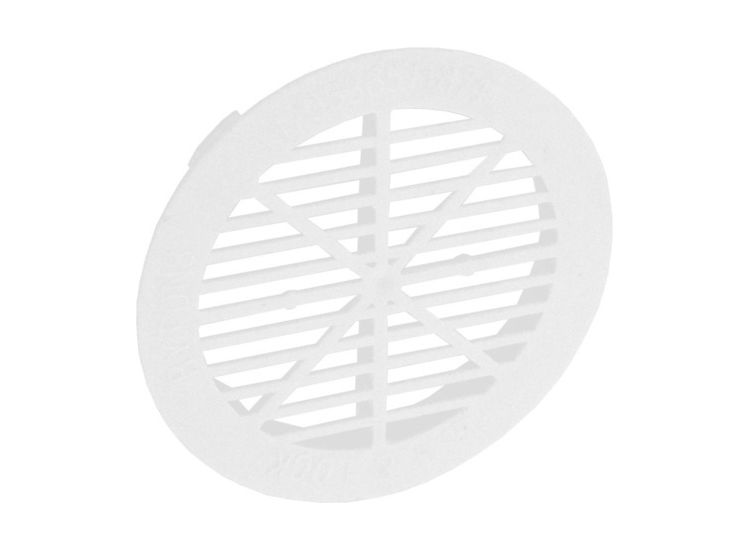 Securit S3272 Plastic White Round Soffit Vent 70mm