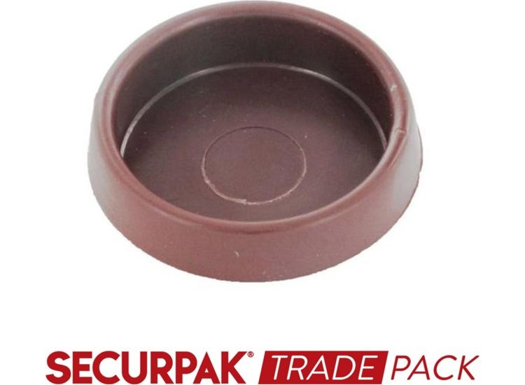 Securpak Trade Pack T10228 Castor Cup Brown Small