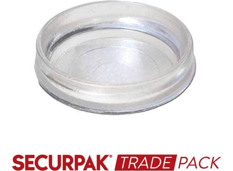 Securpak Trade Pack T10231 Castor Cup Clear Large