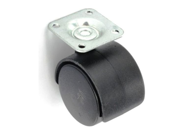 Smiths Ironmongery B5321 Twin Wheel Castor Plate Fix