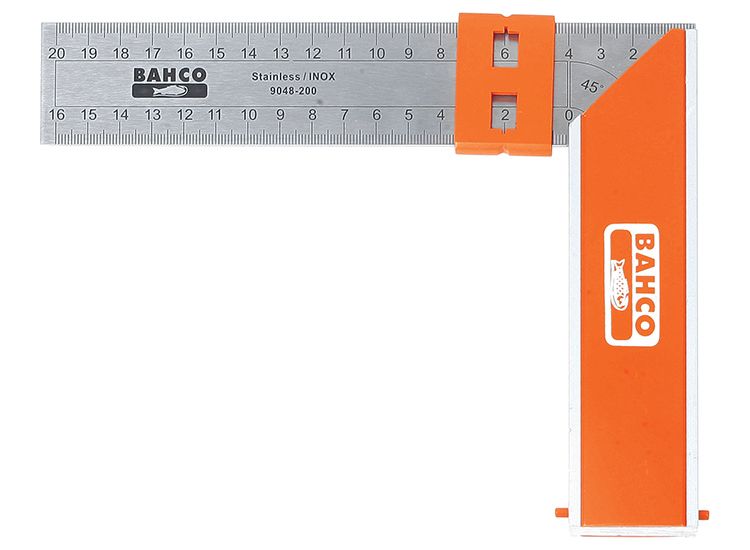 Bahco 9048 Aluminium Block &amp; Steel Try Square