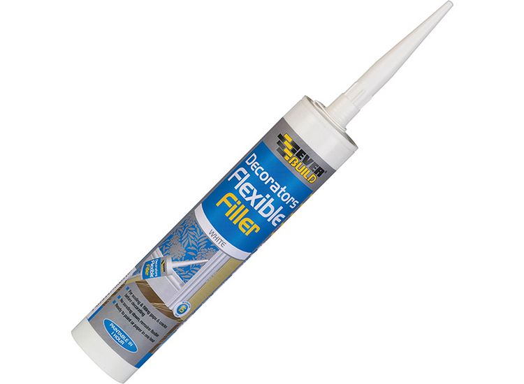 Everbuild Sika Flexible Decorator's Filler White 290ml