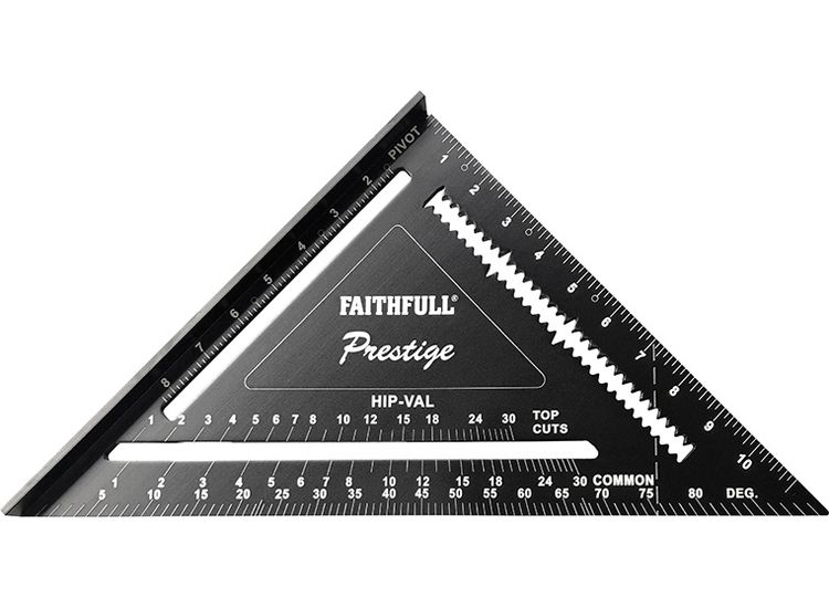 Faithfull Prestige Quick Square Black Aluminium