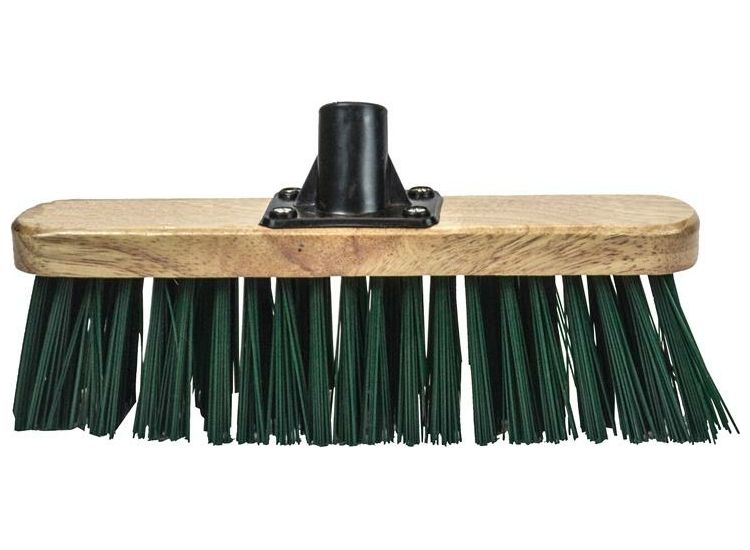 Faithfull Stiff Green Broom Head 300mm (12in) Threaded Socket