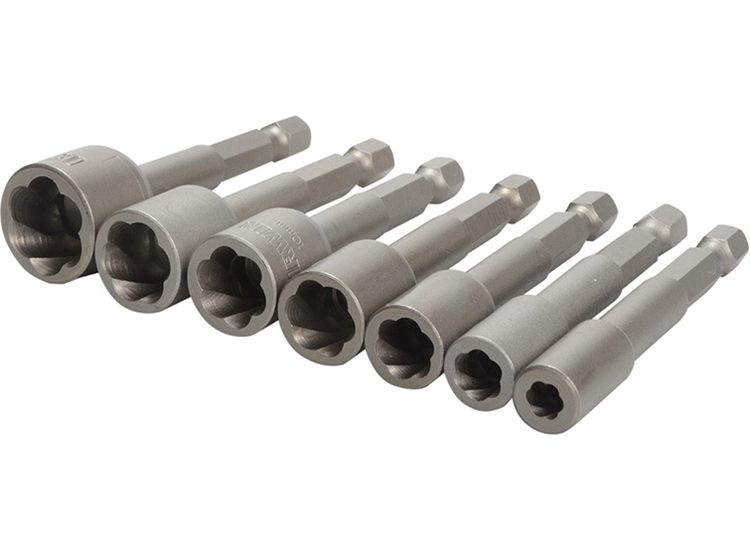 IRWIN® T394100 Power Grip Screw Extractor Set, 7 Piece
