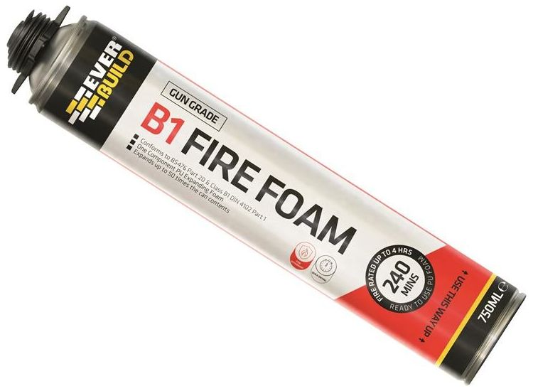 Everbuild Sika Fire Foam B1 Gun Grade Aerosol 750ml