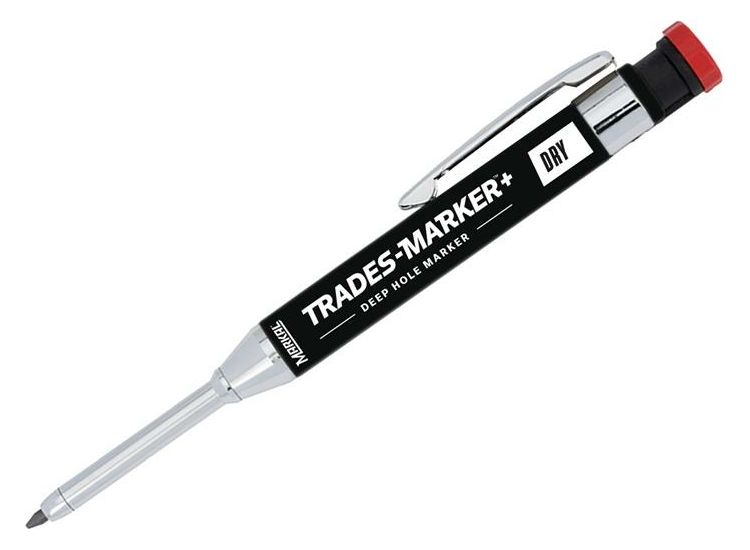 Markal TRADES-MARKER® DRY Holder + 1 Graphite Refill
