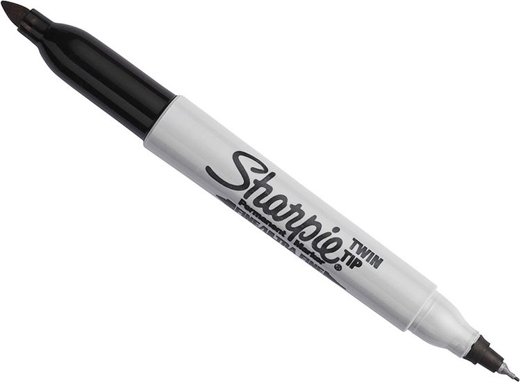 Sharpie® Twin Tip Permanent Marker Black