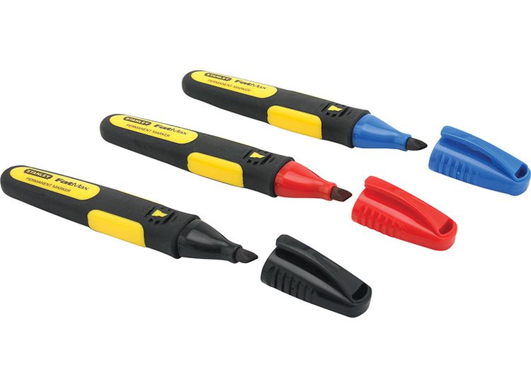 STANLEY® FatMax® Chisel Tip Marker (Pack 3)