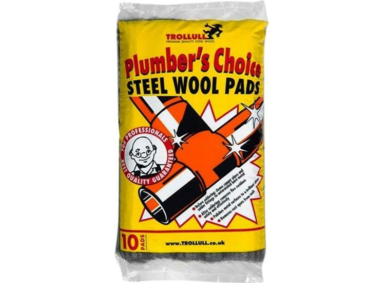 Trollull Plumber's Choice Steel Wool Pads 200g