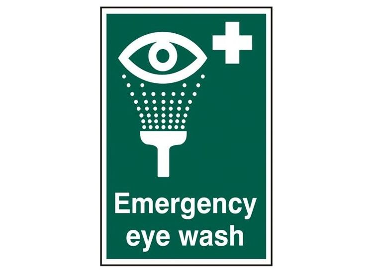 Scan Emergency Eye Wash - PVC Sign 200 x 300mm